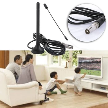 

Easy Installation Signal Reception Portable Base Aerial Dual HD TV Antenna Enhancement Digital Mini Flat F Male Connector Home