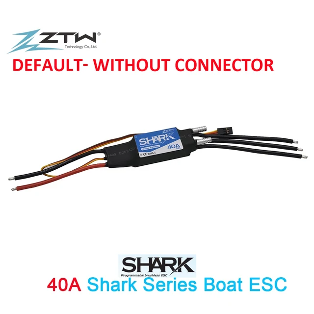 Ztw Shark 40a Bec Waterproof Brushless 
