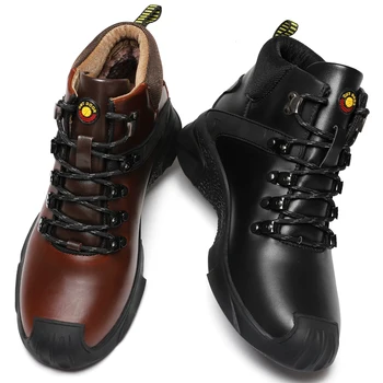 

Men Business Casual Shoes for Man Genuine Leather Outdoor Breathable Sneakers Male Fashion Loafers Walking shoes Tenis Feminino