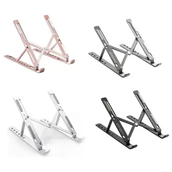 

GOOJODOQ Portable Foldable Aluminum Alloy Laptop Stand For MacBook Pro Notebook Stand Foldable Laptop Desk