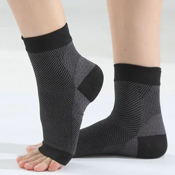 Sport Enkel Ondersteuning Elasticiteit Compressie Sokken Plantaris Film Inflammatoire Enkel Protector Voet Sok Gewrichten Europa En Amerika