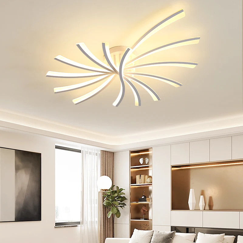 

Modern LED Ceiling Chandelier Lamp for Living Room Bedroom Study Kitchen Home Decoration Lighting Fixtures