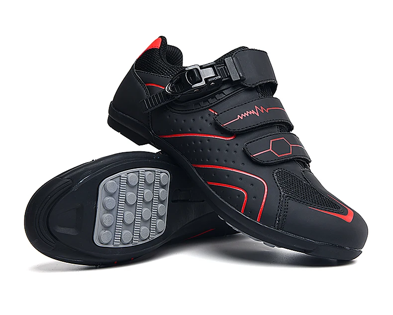 Outdoor Professional Cycling Shoes MTB Breathable Non-Locking Racing Road Bike Shoes Men Sneakers Non-Slip Cycling Bicycle Shoes