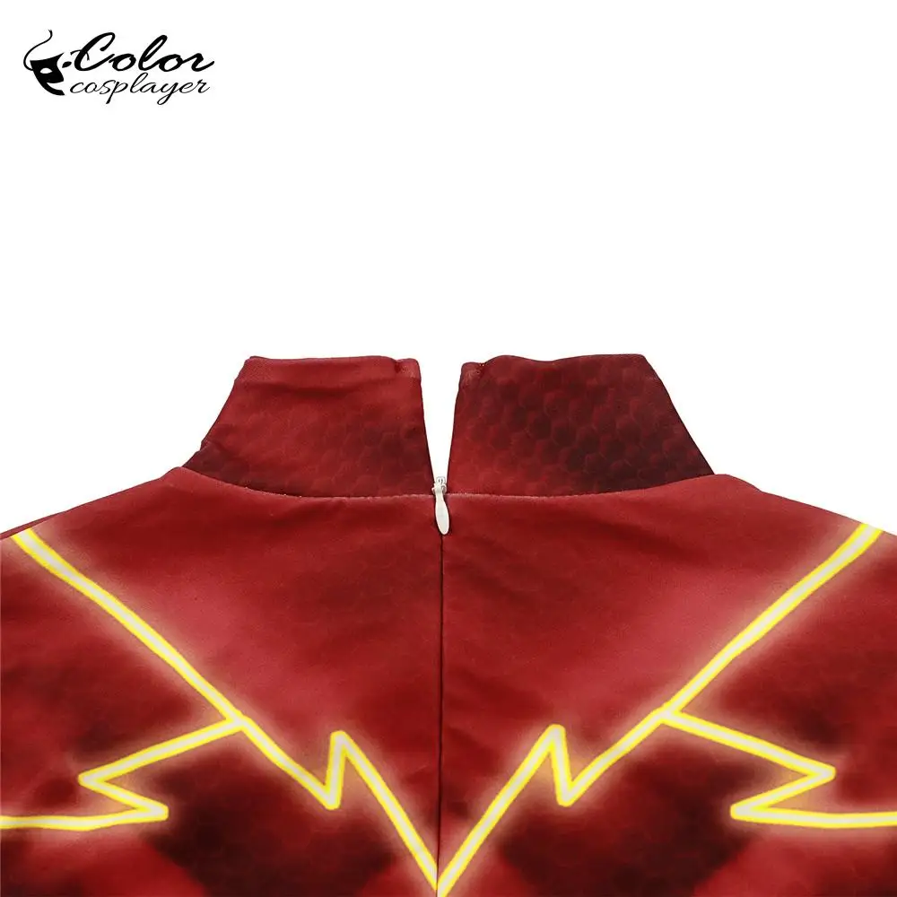 Цветной косплейер Лига Справедливости Flash Man Косплей костюмы для взрослых Purim