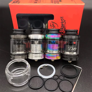 

Destiny RTA with Single Coil Building Deck Rebuildable tank 24mm 2ml/4ml 510 Thread Vape Tank vs Dead Rabbit/ QP Design gtr rta