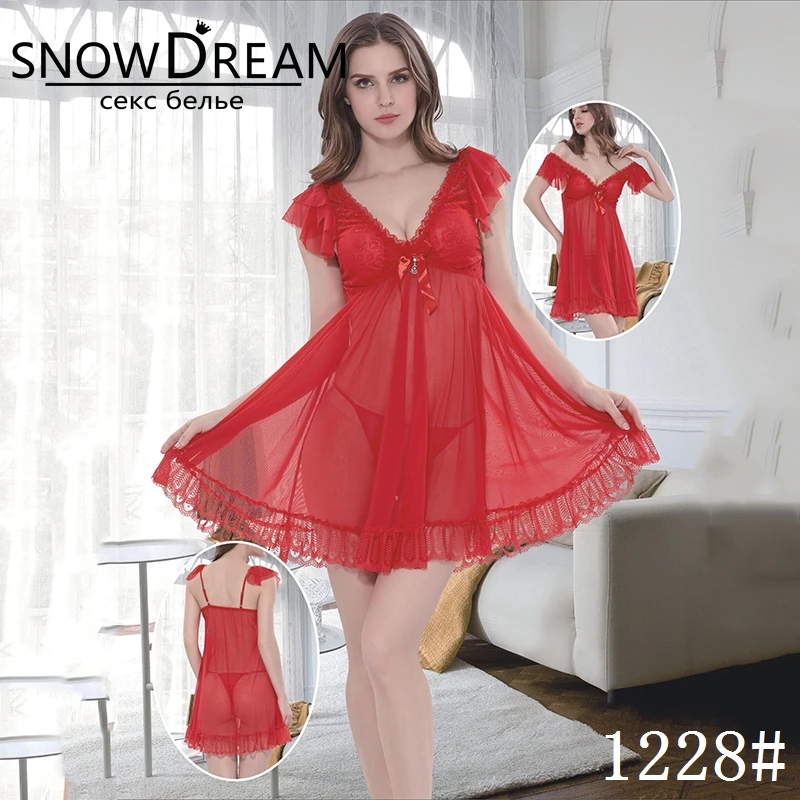 SnowDream бренд новый пижамный женский костюм летний прозрачный тонкий срез сетка