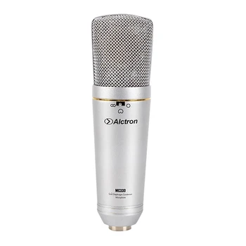 

Alctron MC330 FET Condenser Microphone Professional Kit Studio Recording Mic with Shock Mount for Broadcasting Station Stage