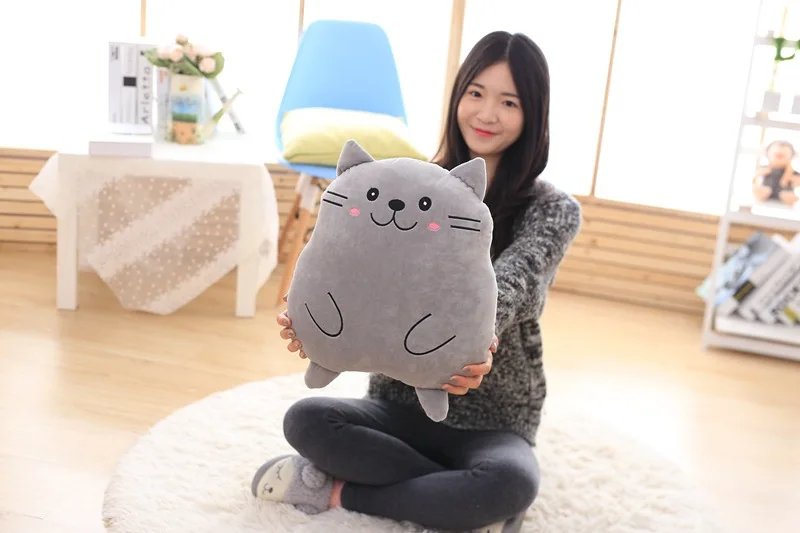 Стиль Милый Печенье кошка станция-подушка Meow
