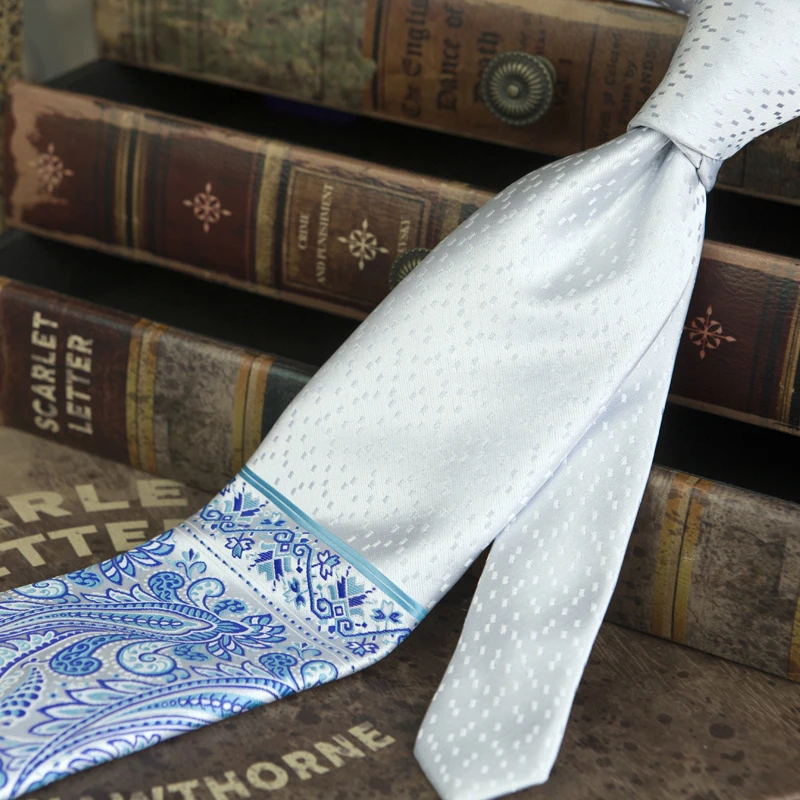 Multicolor Paisley Pattern Floral Stripes Checked Patchwork Mens Ties Necktie 100% Silk Vintage neck tie