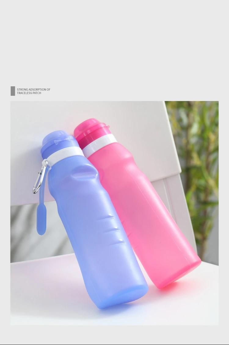 Силиконовая Спортивная бутылка для воды, спортивная чашка, складная бутылка для еды, силикагель, бутылка для путешествий