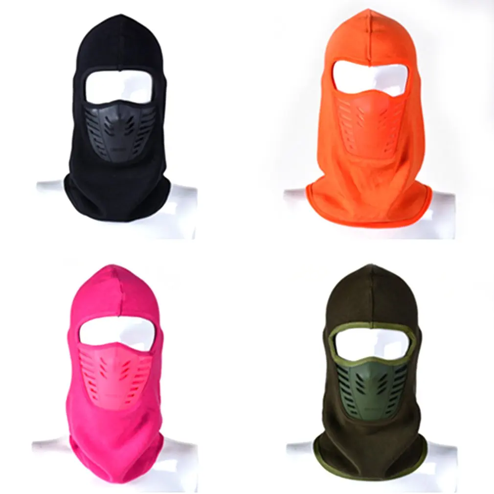 Зимняя мужская маска для лица для мужчин и женщин с шапкой, тепловая флисовая маска для верховой езды, Мужская ветрозащитная Пылезащитная маска для лыжного велоспорта