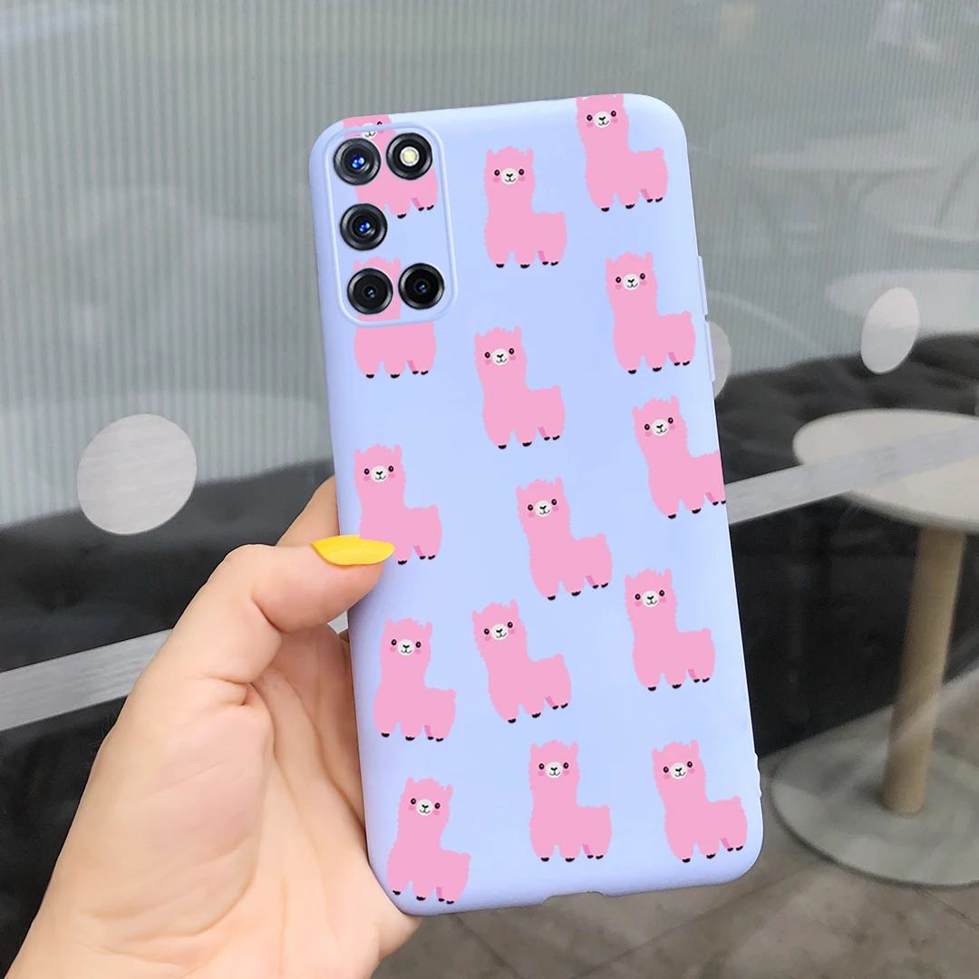 Phone Case For OPPO A52 Case Oppo A72 A92 Silicone Flower Cloud Prnited Back Cover For oppoA52 A 52 72 A92 TPU Bumper Shell Bags cases for oppo cases