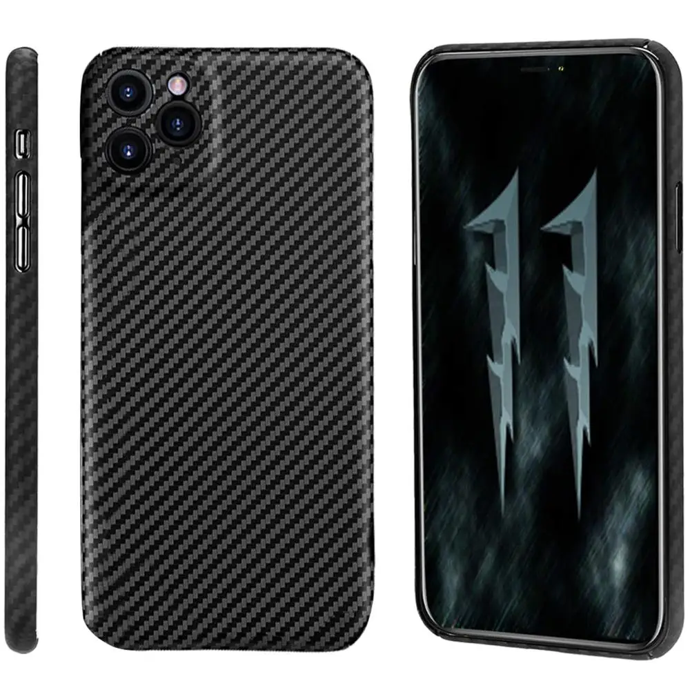 

Чехол из арамидного волокна для телефона iPhone 13 12 11 Pro Max SE 2020, минималистичный чехол, Ультратонкий чехол из углеродного волокна