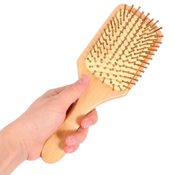 

2pcs Multifunctional Hairdressing Comb Anti-static Hair Comb Massage Comb Durable Hair Care Accessory for Daily Use (Round, Squa