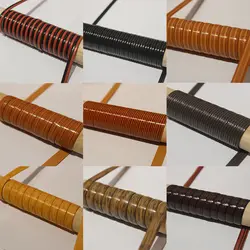 Rouleau de rotin synthétique plat dégradé 500g, tissage à la main en plastique, rouleau de rotin, réparation de chaises, panier de Table 