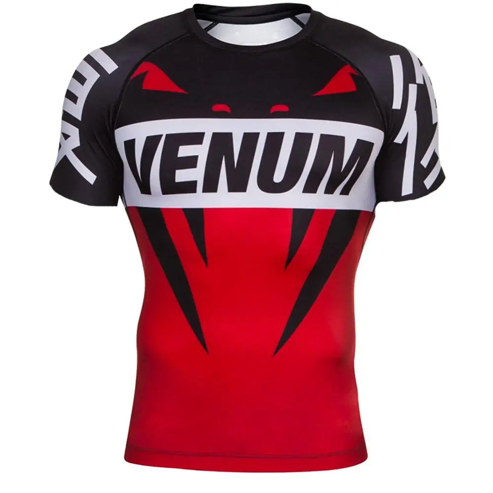 

Rashagurd Bjj MMA Sportsuit MMA Clothing T-shirts Short Sleeve Muay Thai Boxing Jerseys Fight Compression Sport Gym Clothes