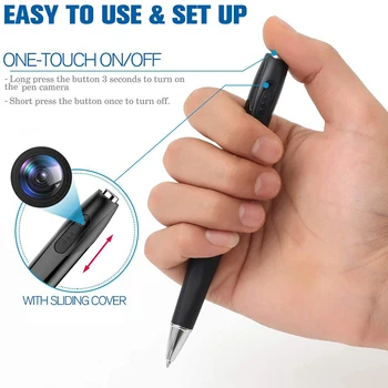 Full HD 1080P Portable Pen Camera Wireless DVR Professional Digital Voice&Video Recorder Mini Camera One Button Quick Recording 18