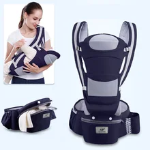 Baby Carrier Infant Baby Hipseat Carrier Front Facing Ergonomic Kangaroo Baby Wrap Sling for Baby Travel