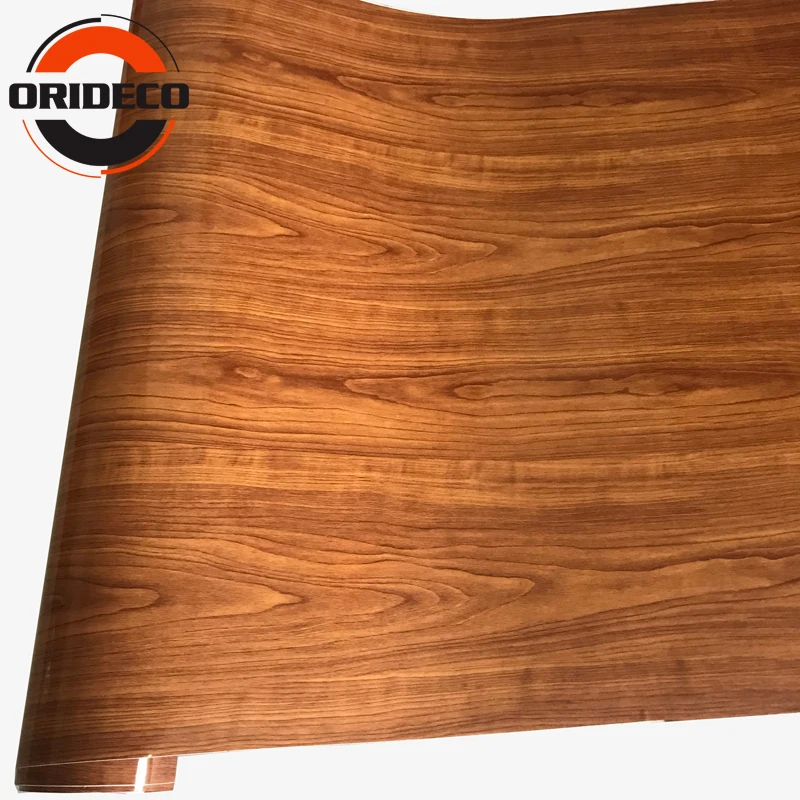 glossy wooden grain vinyl sticker for car decoration home furniture decoration 12