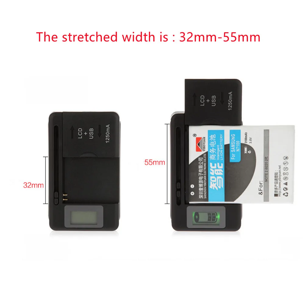 Charger Adapter Battery Charger Power Supply Adapter Battery Charger Adapter Mobile Battery Charger Universal LCD Indicator Screen