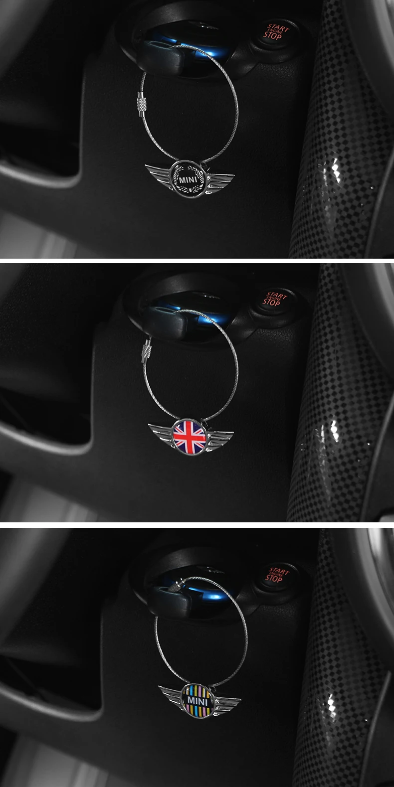 Украшение Брелок для MINI COOPER S F54 F55 F56 F57 F60 R55 R56 R57 R58 R59 R60 R61 брелок для ключей аксессуары для стайлинга ключей орнамент