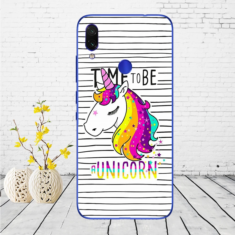 Чехол для Xiaomi Redmi Note 7, силиконовый чехол для Xiaomi Redmi Note 7, задняя крышка, чехол для Redmi Note 7, чехол для телефона - Цвет: F17