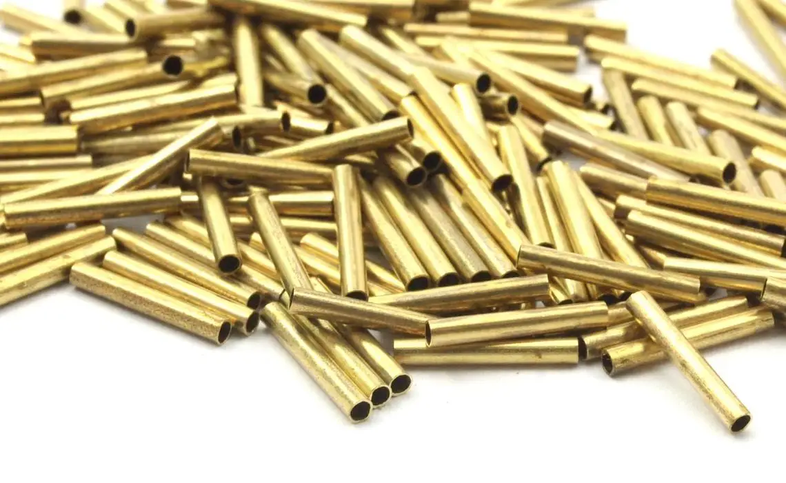 

1.5mm Raw Brass Himmeli DIY Tube Spacer Bead .b0120.b0121.b0123.