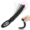 Vibrador Anal de 10 velocidades masajeador de próstata, estimulador de doble Motor Anal, vibradores con carga USB, juguetes sexuales para hombres y mujeres ► Foto 2/6