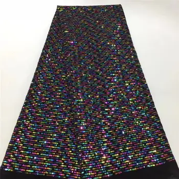 

Tulle Lace Fabric 2020 African Lace Fabric Sequins Embroidery Lace Trim French Nigerian Party Dress For African Lace 2615b