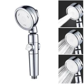 

Multifunction 360 Degrees Rotating Adjustable 3 Spray Settings Water Saving Shower Water Pressure Shower Head for Bathroom