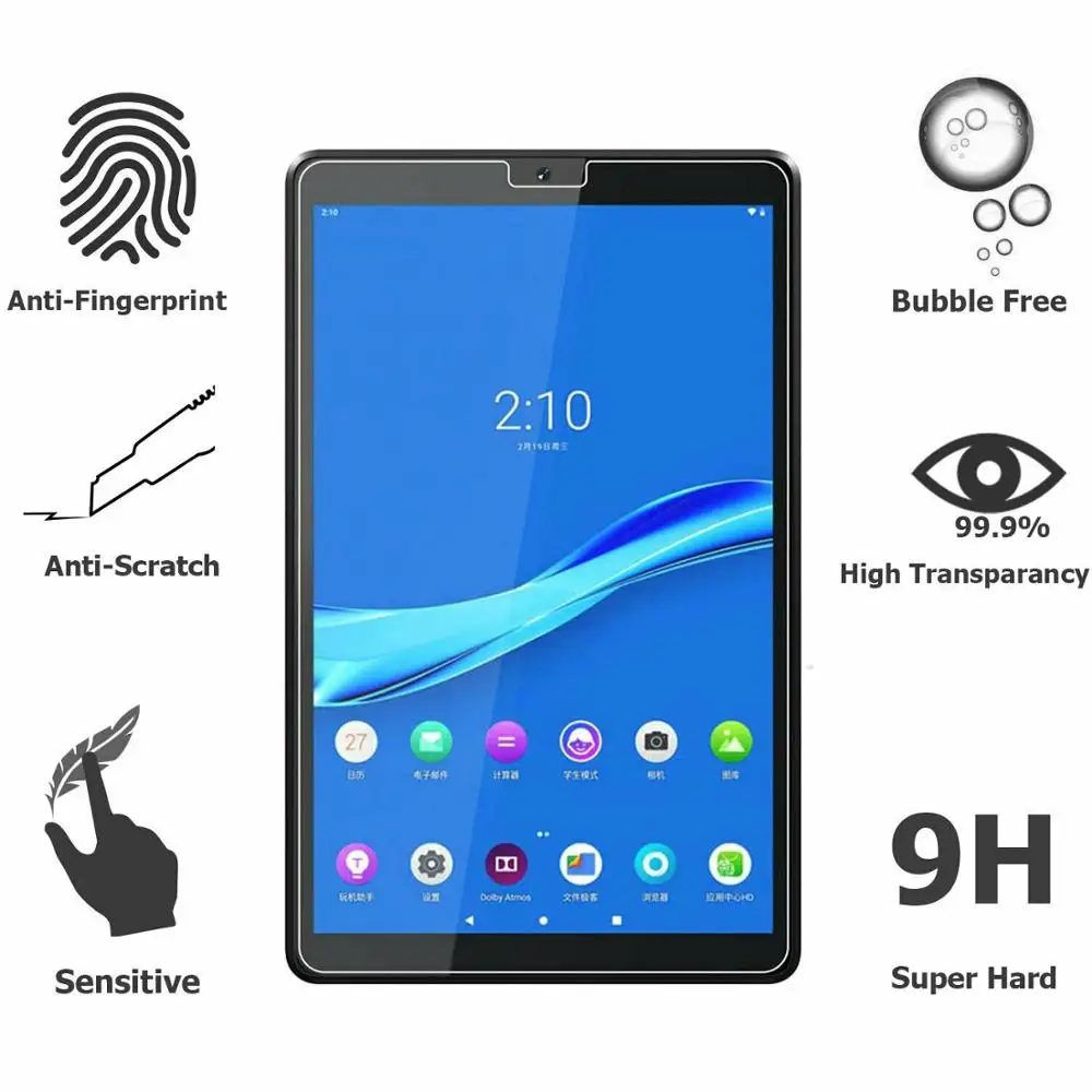 Película de vidrio templado para tableta lenovo tab m10 HD 10,1 2020, protector de pantalla para Tablet Lenovo Tab M10 HD 2ª generación TB-X306X TB-X306F