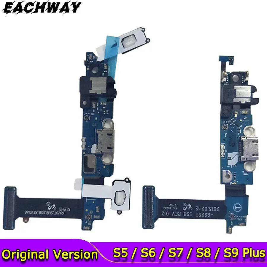 Разъем USB для зарядки Samsung S6 S7 Edge S8 S9 Plus G920F G925F G930F G935F G950F G950U G960F G960U G965F G965U | Мобильные