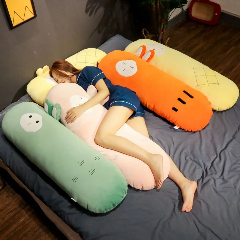 

60cm/90cm Removable 4 Colors Rabbit Pillow Plush Toy Soft Cartoon Animal Bunny Stuffed Doll Nap Cushion Children Birthday Gifts