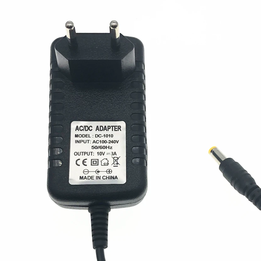 AC 110 240V к DC 10V3A Универсальный адаптер питания 10V 3A блок зарядное устройство ЕС США
