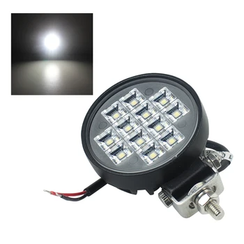 

12 LEDs 12W LED Work Light Bar Square Spotlight 12V 24V Offroad LED Light Bar For Truck Offroad 4X4 4WD Car SUV ATV