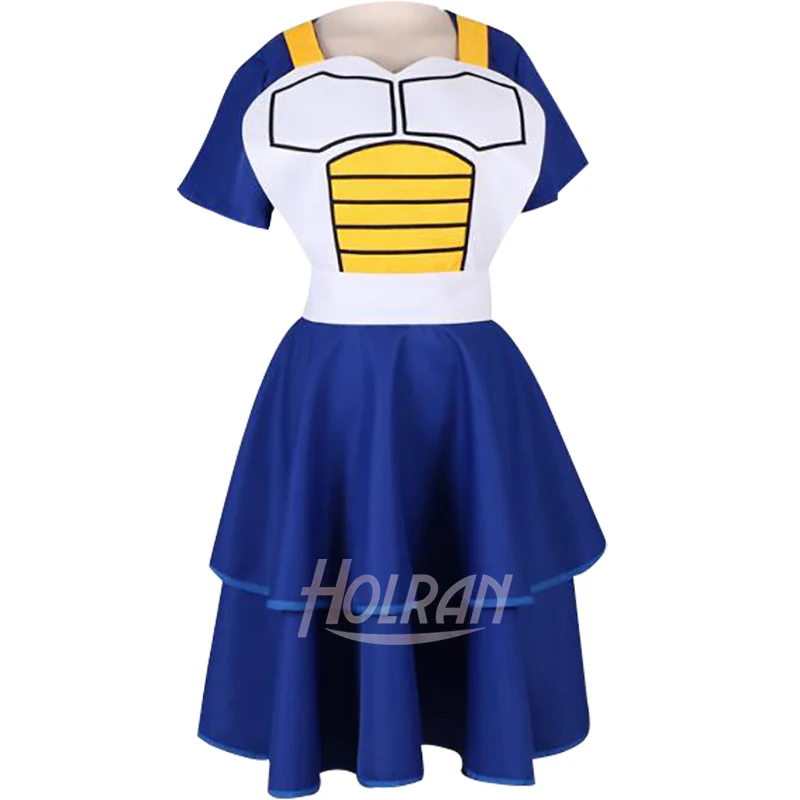 Dragon Ball Super Anime Cosplay Cartoon Vegeta Seksuele overdracht vrouwelijke lolita sailor party jurk halloween kostuum pak custom
