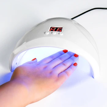 

RBAN NAIL UV LED Nail Dryer Gel Polish Curing Lamp Bottom Timer LCD Display Quick Dry Lamp For Nails Manicure Tools