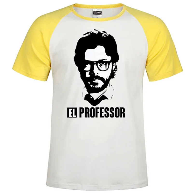 Одна деталь La Casa De Papel Мужская футболка Money Heist Tees сериал футболка женская короткий рукав House Of paper off white футболка