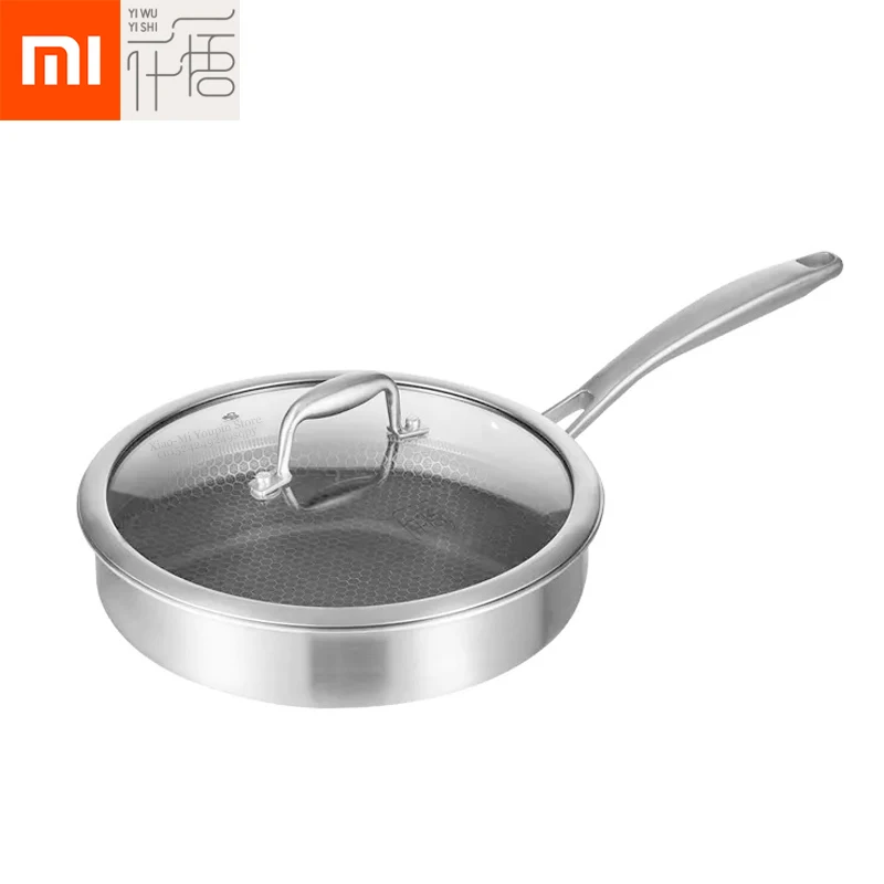 Xiaomi Mijia Youpin YWYS Нержавеющая сталь сетки сковородка для жарки вафельная ткань сетка с антипригарным покрытием Технология один горшок многоцелевой Кухня