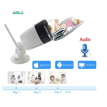 

Low-cost IP camera outdoor waterproof infrared night vision security for swing open sliding door garage door monitoring
