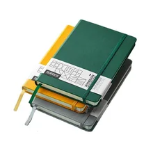 

Hard Cover PU A5 Lined Journal With Pen Loop Workbook Elastic Band Notebook