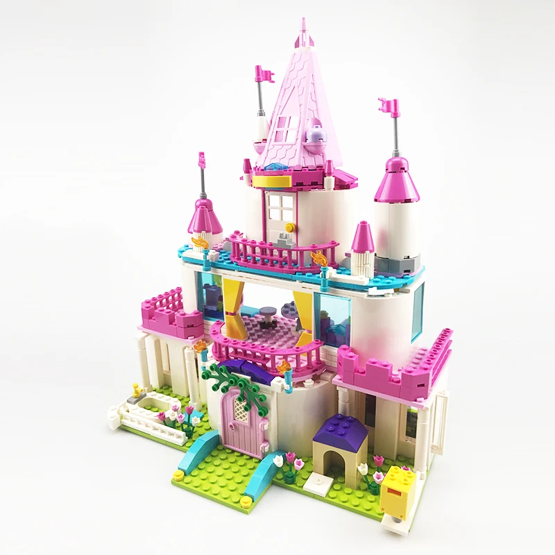 NEW Princess Series Castle Party Building Blocks Sets Legoes Bricks Classic Kids Girl Gifts Model Toys 3