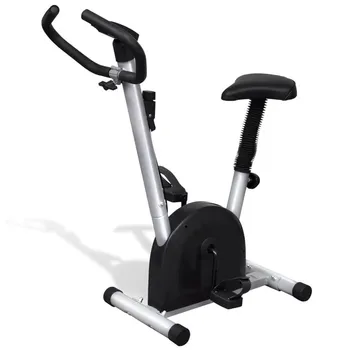 

Exercise Fitness Bike with Adjustable Seat and Various Settings On-board Computer Adjustable Home Cycling Trainer Equipment
