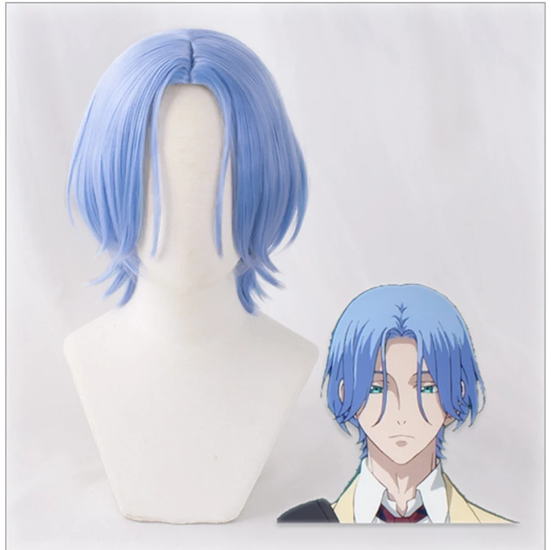 Anime SK∞ ADAM Cosplay Shindo Ainosuke Wigs Blue Short Heat