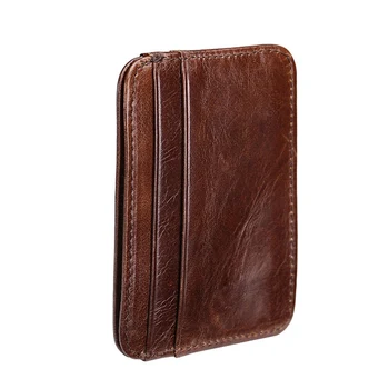 

Men Card Holders Bus Card Holder Credit Card Case Fashion Leather Mens Wallet Business Man Slim Cash Pack