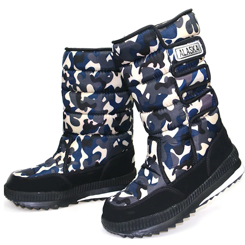 

40 degrees below zero Snow Boots Waterproof Wear-resisting non-slip Winter boots Short Plush Cold-proof Keep warm Men boots