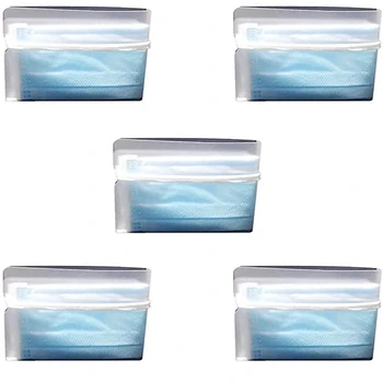 

Foldable Disposable Dust Mask Storage Clip Universal Mask Storage Bag Out Folding Mask Storage Clip 50 Pcs