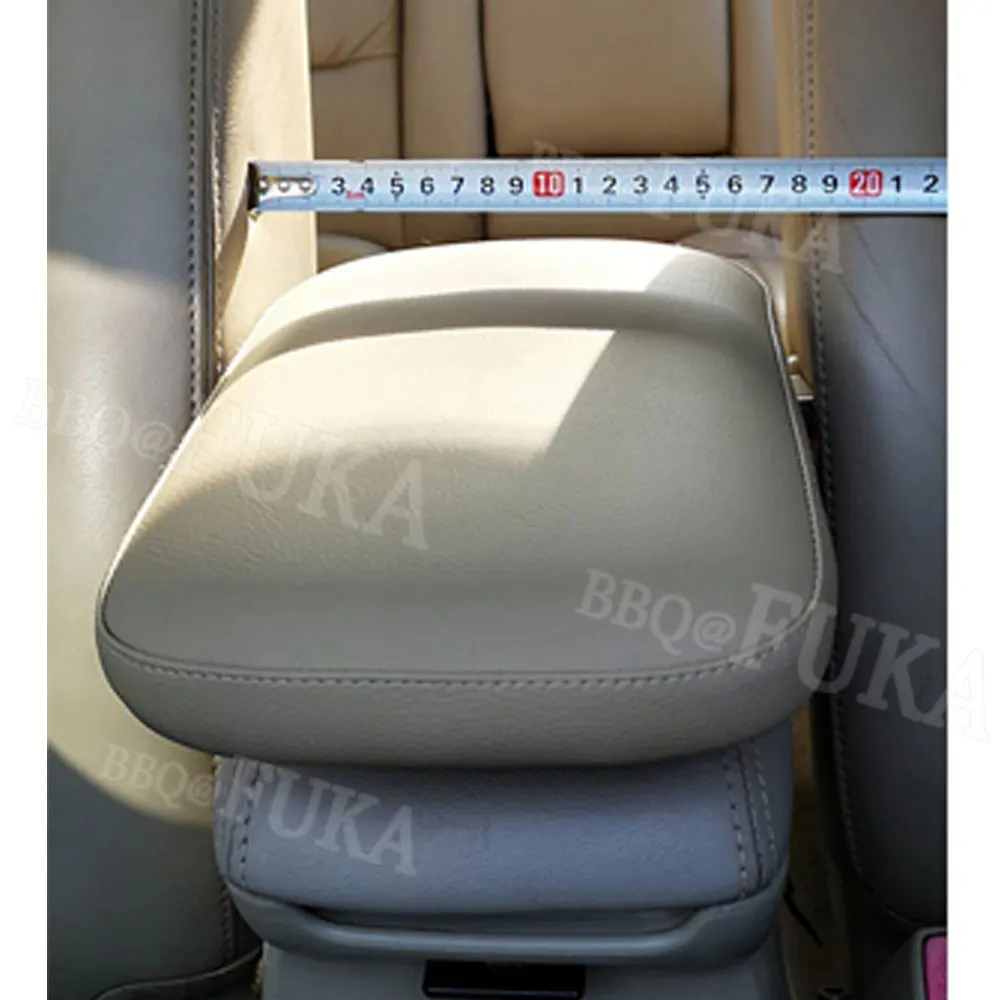 Бежевая кожаная Автомобильная консоль подлокотник коробка налокотник