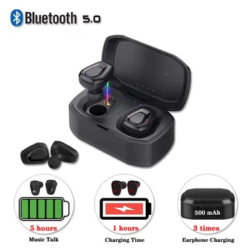 

A7 TWS Wireless Earphones Bluetooth Headset Stereo Sports Earphones Charging Box for IOS Android phone Music Headphones