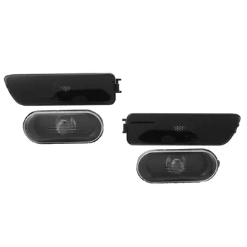 

Car Side Marker Light Front Bumper Guard 4pcs Set For Golf MK4 1999-2005 Parts